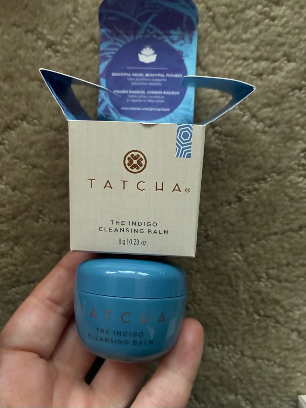 Tatcha The Indigo Cleansing Balm MINI for sensitive skin 8g